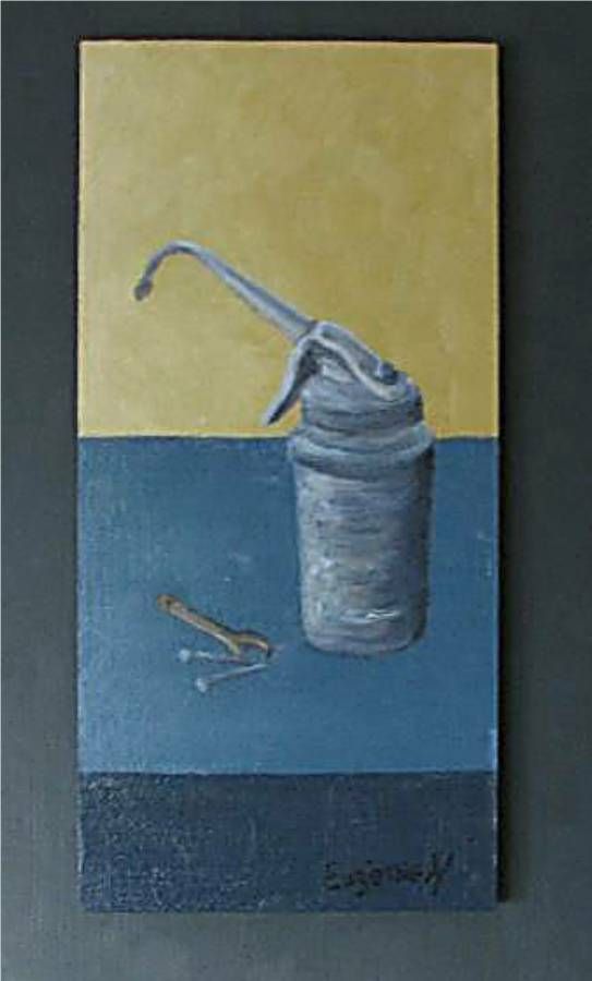 Oliekannetje — schilderij van Eugènie Herlaar