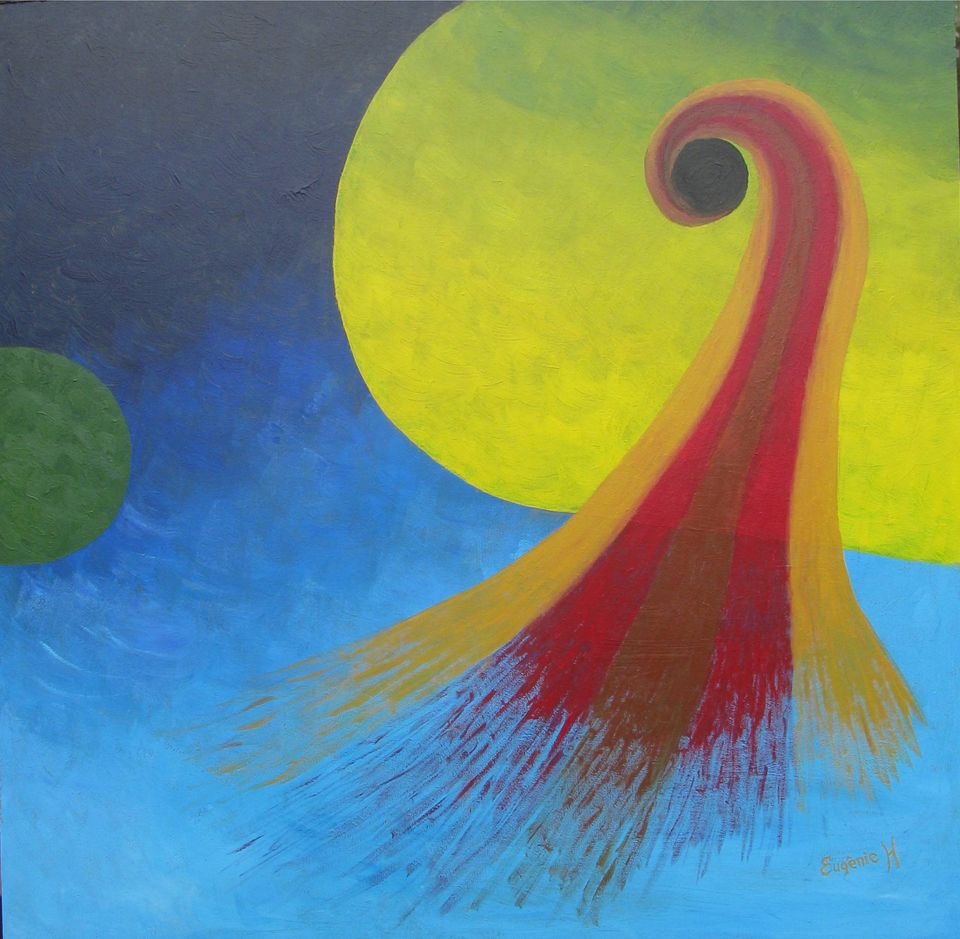 Oorsprong — schilderij van Eugènie Herlaar