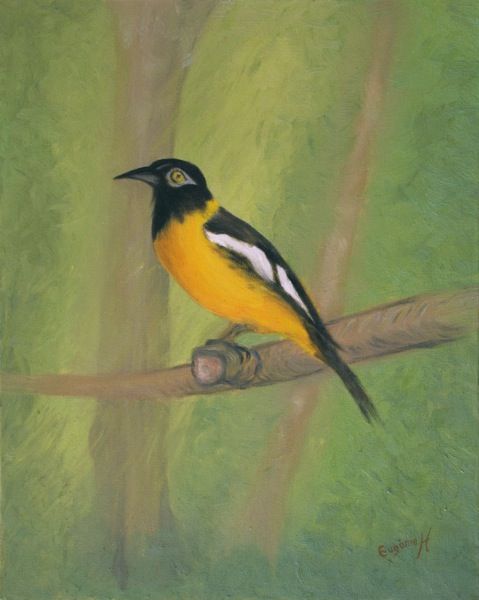 Troepiaal — schilderij van Eugènie Herlaar
